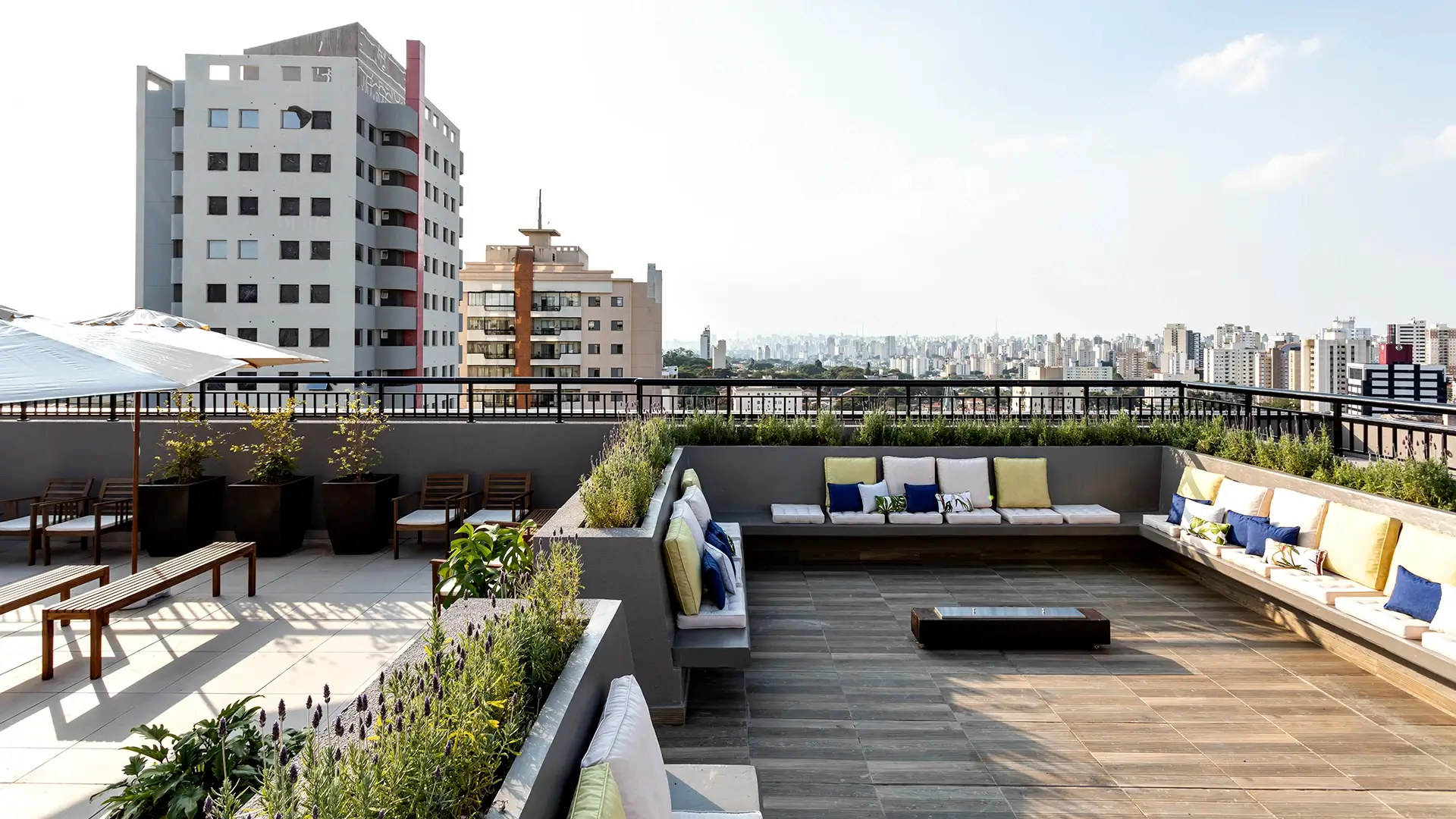 Sky Lounge na Cobertura