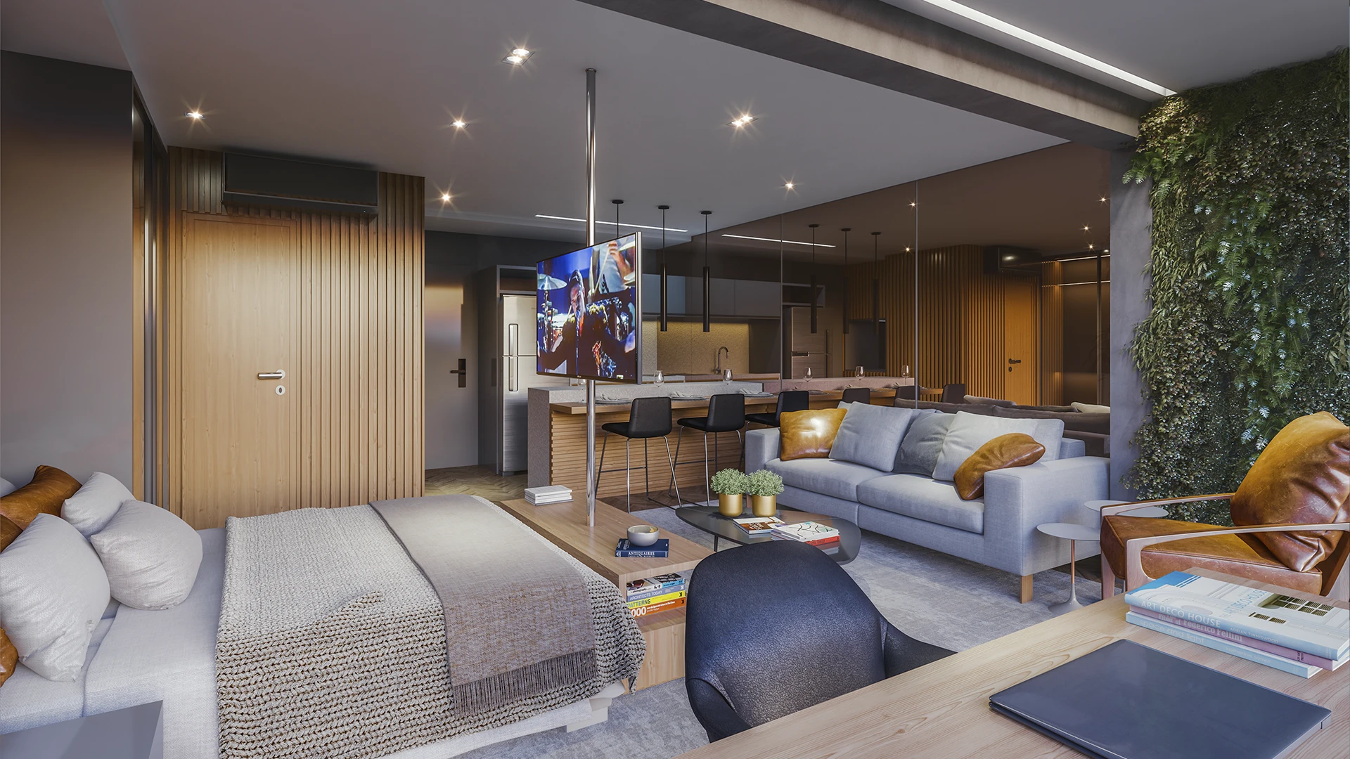Perspectiva ilustrada living